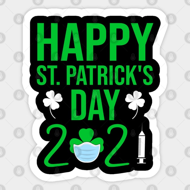 Happy St Patrick Day 2021 Sticker by Teesamd